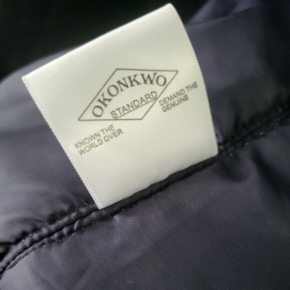 Okonkwo Military Jacket Men's Black US Air Force Logo Long Sleeve Size Medium - Picture 5 of 12